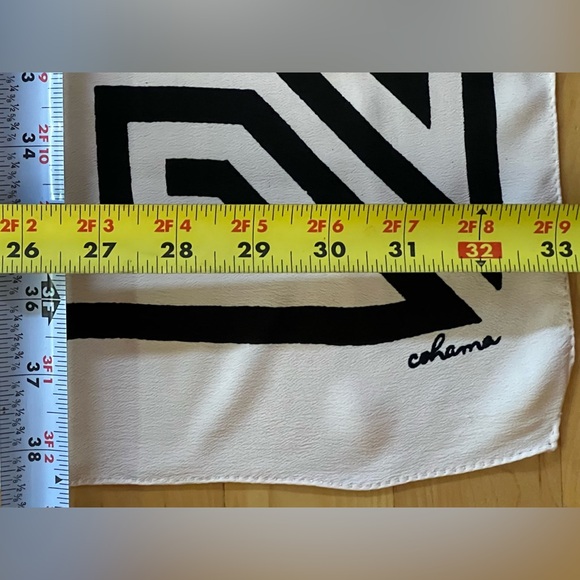 Vintage Chariot Scene Crepe Silk Scarf | Cohama | Charioteer Warrior | 33”x38.5” - Picture 8 of 17